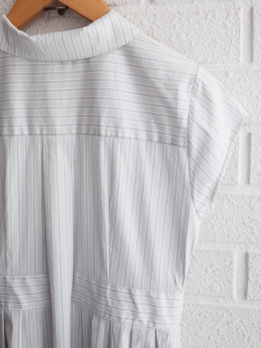 aulutin　オウルティン　フレンチスリーブシャツワンピース