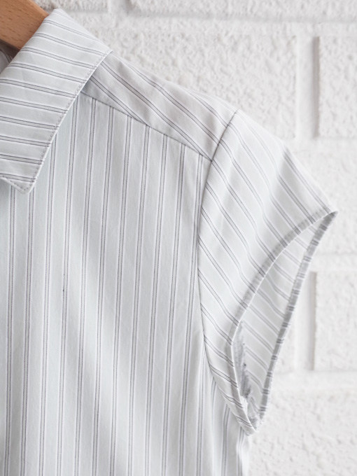 aulutin　オウルティン　フレンチスリーブシャツワンピース