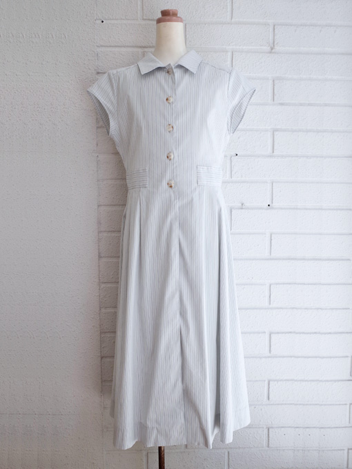 aulutin　オウルティン　フレンチスリーブシャツワンピース