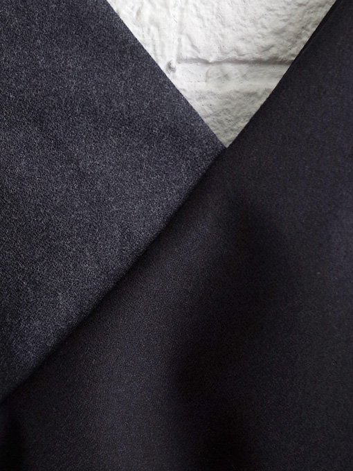 aulutin　ウール切替Vネックジャンパースカート