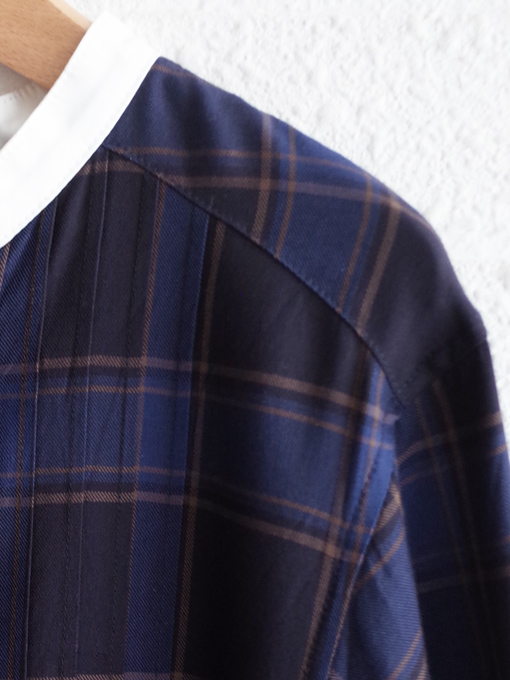 aulutin 　ピンタックシャツワンピース