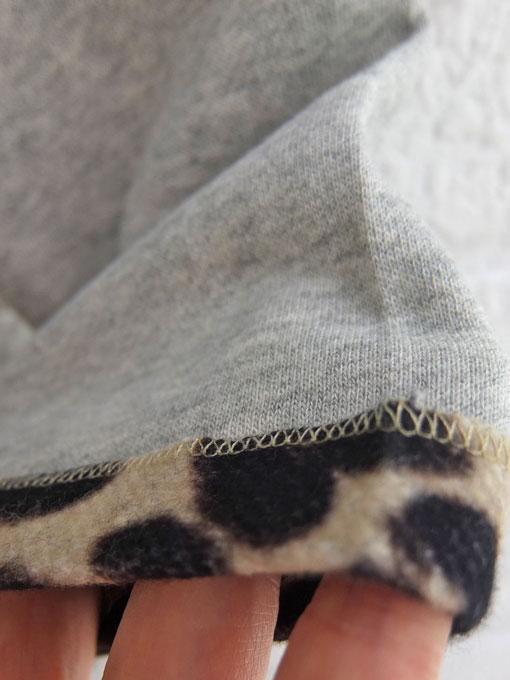 ベルギー子供服 bellerose kids ベルローズキッズ レオパードトリミング薄地トレーナー