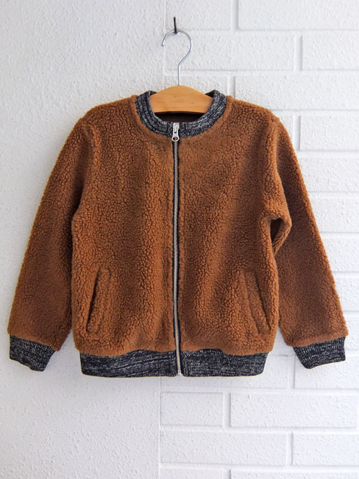 ベルギー子供服 bellerose kids ボアジップジャケット