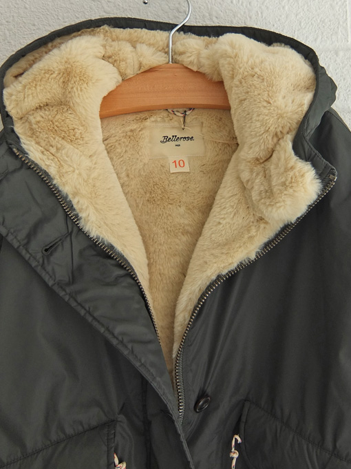 ベルギー子供服 bellerose kids エコファーフードコート