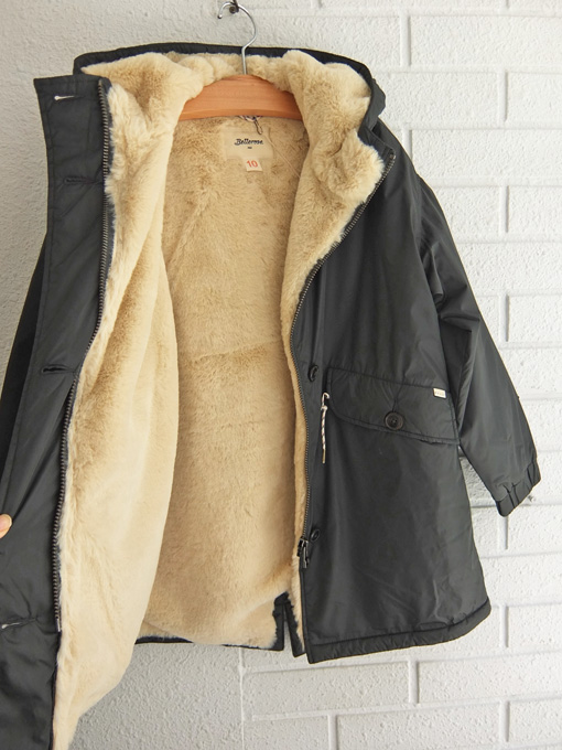 ベルギー子供服 bellerose kids エコファーフードコート