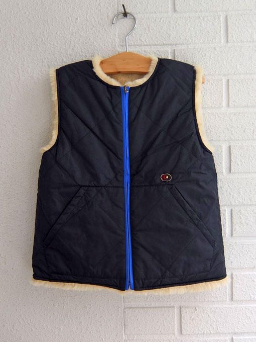 ベルギー子供服 bellerose kids ベルローズキッズ リバーシブルエコファーベスト