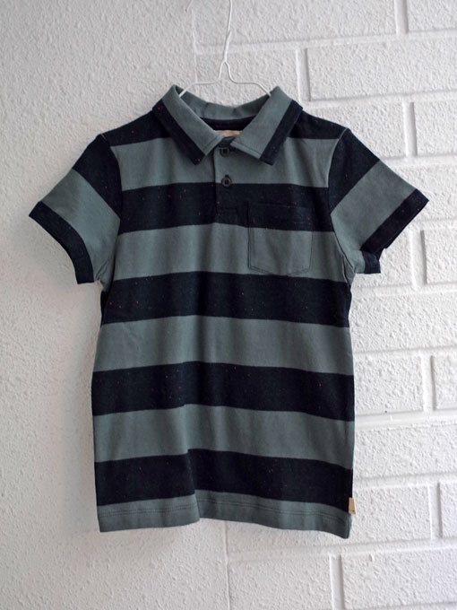 ベルギー子供服 bellerose kids ベルローズキッズ ワイドボーダーポロシャツ