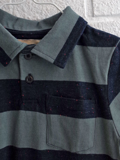 ベルギー子供服 bellerose kids ベルローズキッズ ワイドボーダーポロシャツ