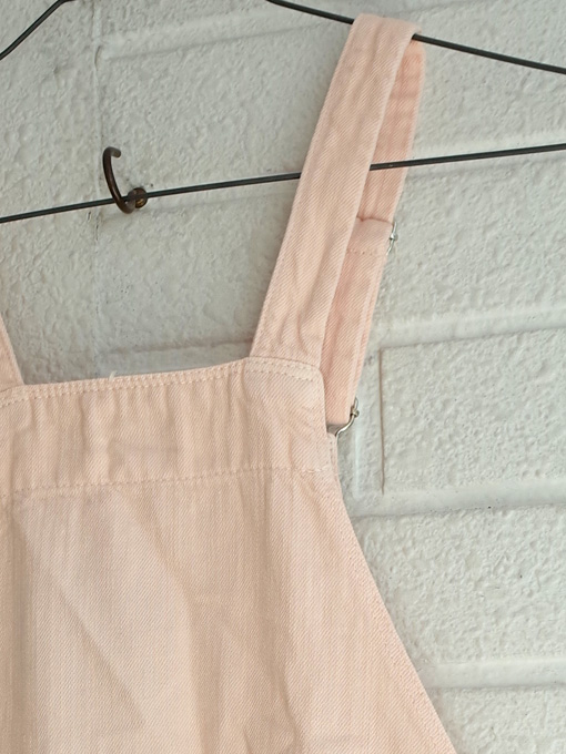 bellerose kids コットンデニムサロペット