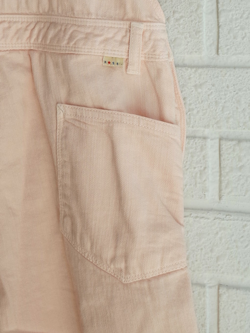 bellerose kids コットンデニムサロペット
