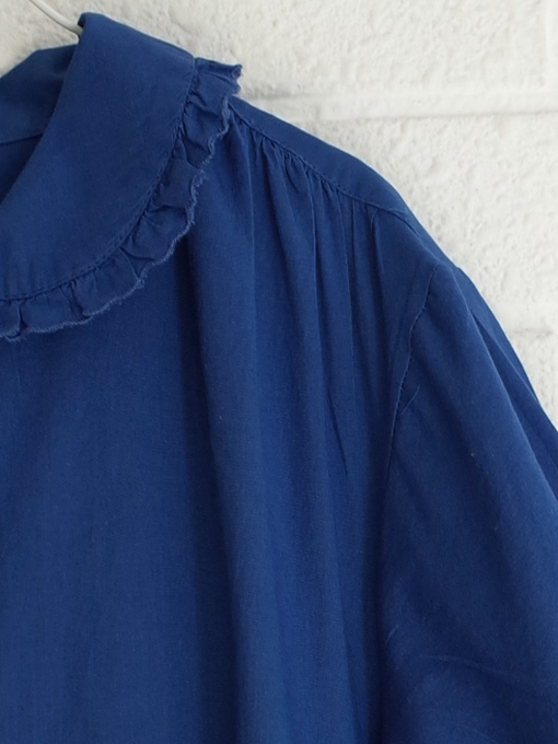 bellerose kids 丸襟コットンロングワンピース