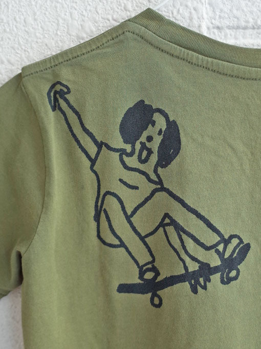 bellerose kids ボーイズ バックプリントTシャツ
