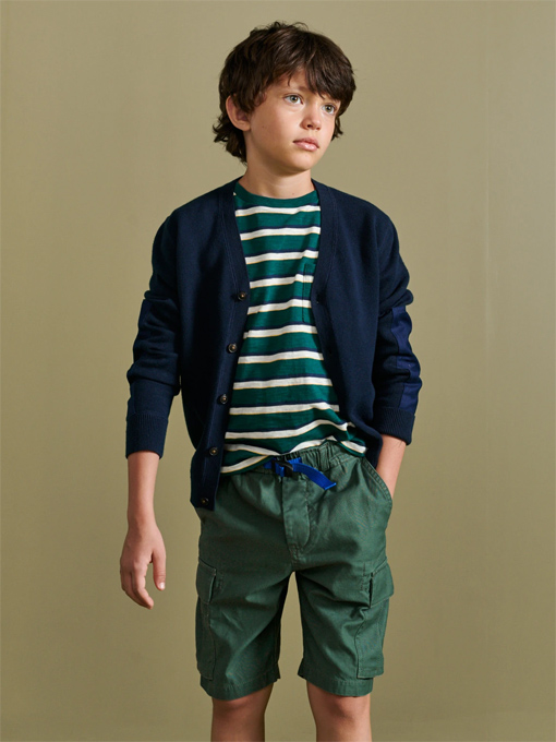 bellerose kids　ベルローズキッズ　ボーイズ　コットンショートパンツ　バミューダパンツ