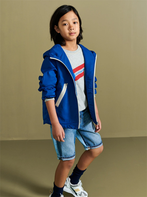 bellerose kids　ベルローズキッズ　ボーイズ　フードナイロンジャケット