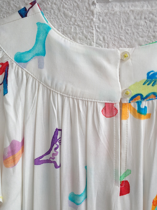 bellerose kids ガールズ　プリントビスコースワンピース