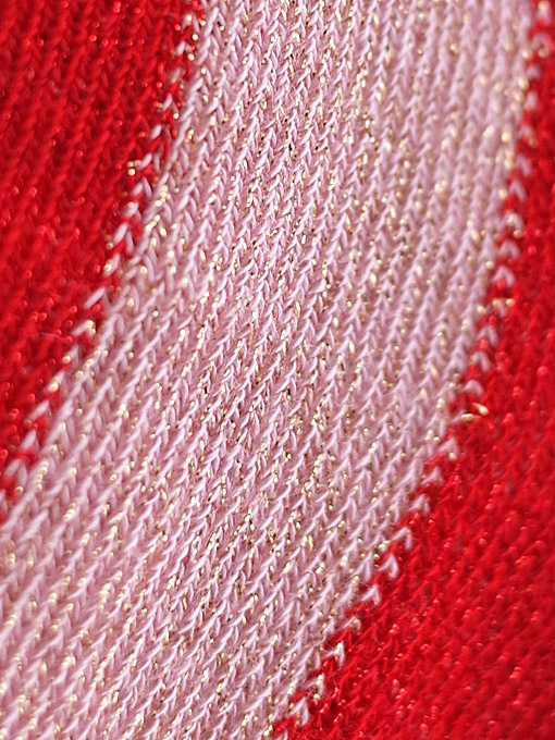 bellerose kids　ガールズラメ入りストライプソックス