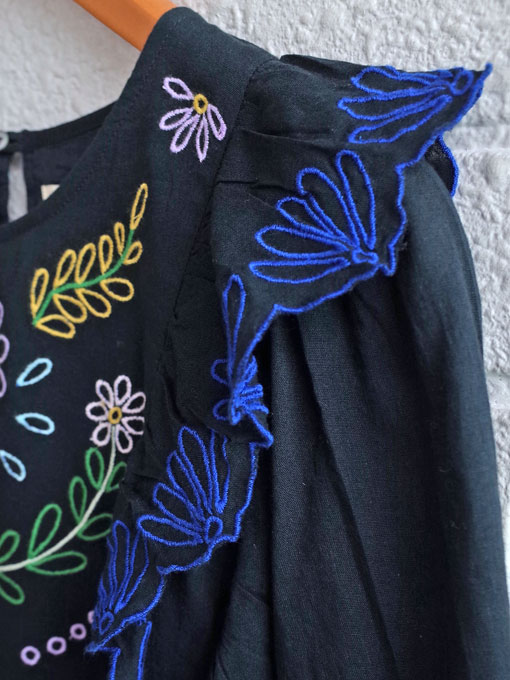 bellerose kids HONEST ベルローズキッズ ガールズ コットン刺繍ワンピース