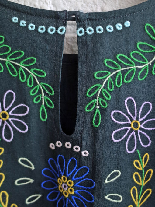 bellerose kids HONEST ベルローズキッズ ガールズ コットン刺繍ワンピース