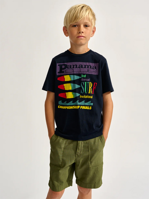 bellerose kids　ボーイズプリントTシャツ