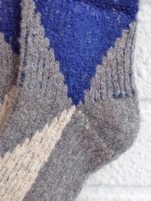 bellerose kids  FOSA　アルパカ混アーガイルハイソックス