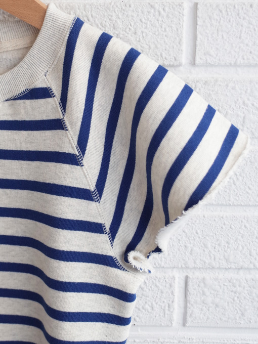 bellerose kids　ベルローズキッズ　ボーダー半袖トレーナー