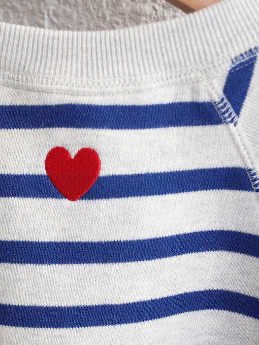 bellerose kids　ベルローズキッズ　ボーダー半袖トレーナー