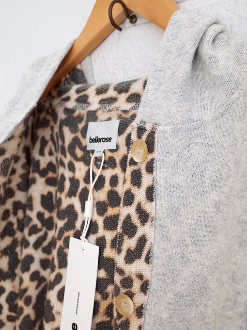 bellerose kids　フードスウェットカーディガン