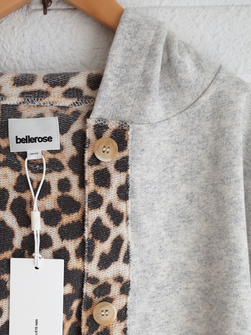 bellerose kids　フードスウェットカーディガン