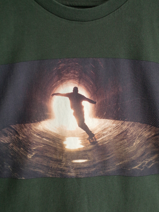 bellerose kids KENNY　スケボープリントシャツ