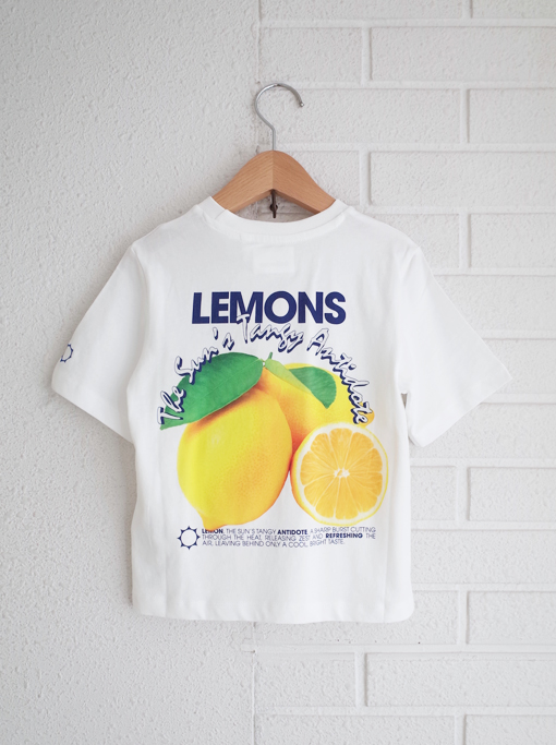 bellerose kids KENNY　レモンプリントシャツ