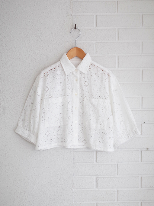 カットレースシャツ bellerose kids ガールズトップス HIGGLE