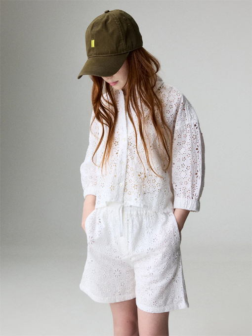 カットレースシャツ bellerose kids ガールズトップス HIGGLE