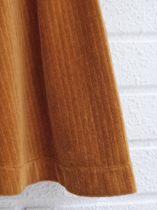 bellerose kids ベルローズキッズ　ガールズ　コットンベロアフレアスカート