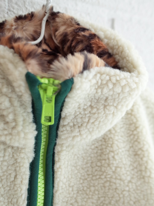 bellerose kids ガールズ　ボアジップジャケット