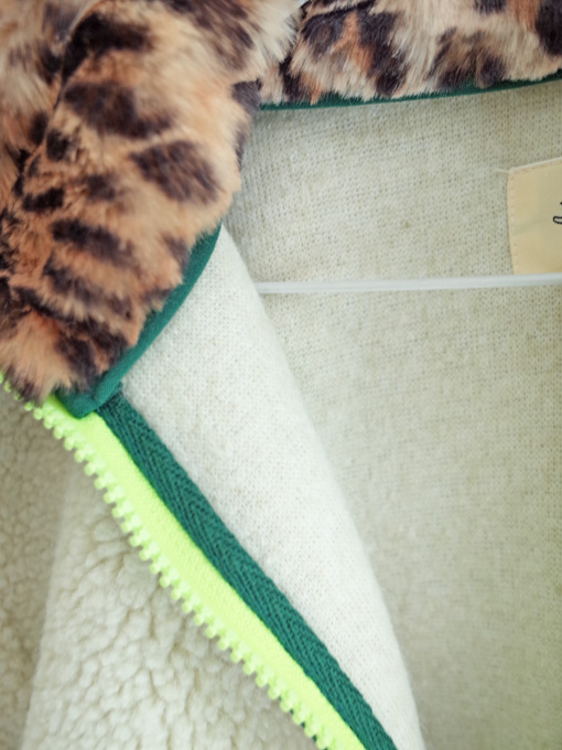 bellerose kids ガールズ　ボアジップジャケット