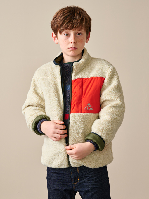 ベルローズキッズ bellerose kids HERALD ボーイズ リバーシブルボアジャケット OTTI オッティ  パリやイタリア、ベルギーの輸入子供服、インポートセレクトショップ