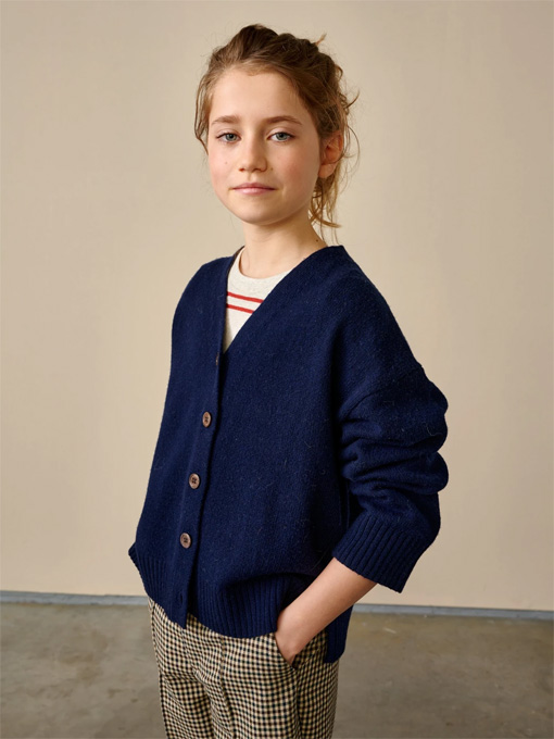 bellerose kids ベルローズキッズ ガールズ ニットカーディガン