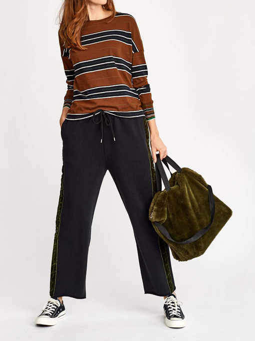 ベルギー レディース bellerose woman ベルローズウーマン マルチワイドボーダーTシャツ
