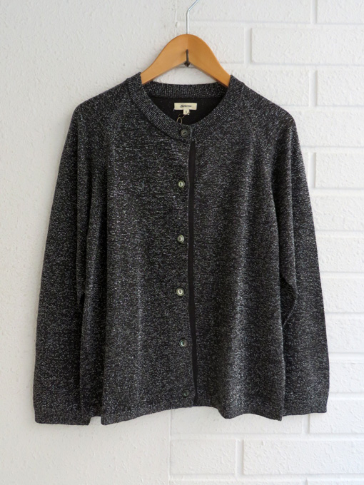 ベルギー レディース bellerose woman ベルローズウーマン ラメニットカーディガン