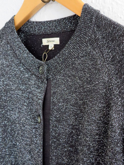 ベルギー レディース bellerose woman ベルローズウーマン ラメニットカーディガン