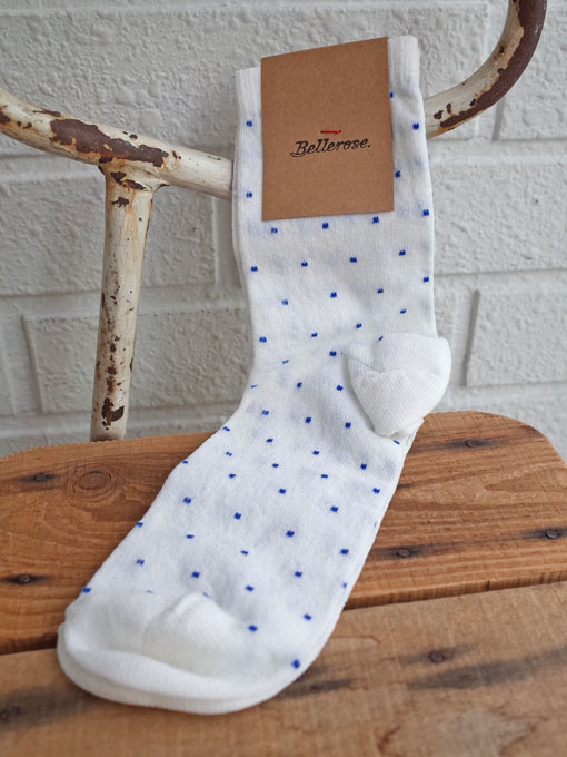ベルギー レディース bellerose woman ベルローズウーマン ピンドットソックス