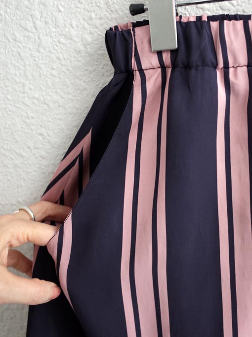 ベルギー レディース bellerose woman ベルローズウーマン ストライプビスコーススカート