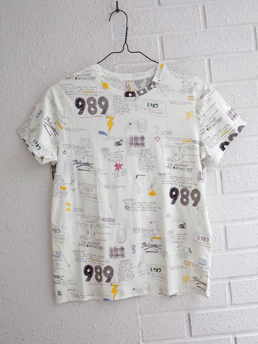 ベルギー レディース bellerose woman ベルローズウーマン アニヴァーサリープリントTシャツ