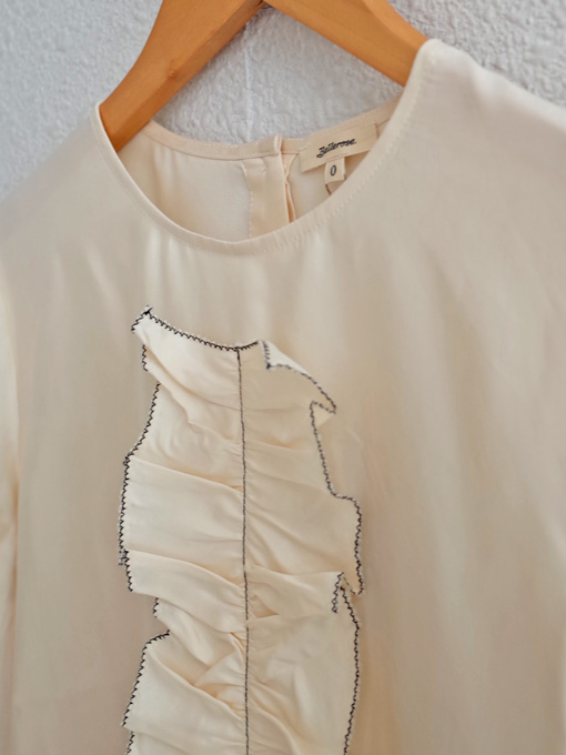 ベルギー レディース bellerose woman ベルローズウーマン ラッフルフリルブラウス