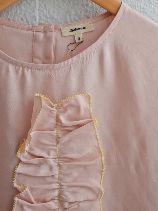 ベルギー レディース bellerose woman ベルローズウーマン ラッフルフリルブラウス