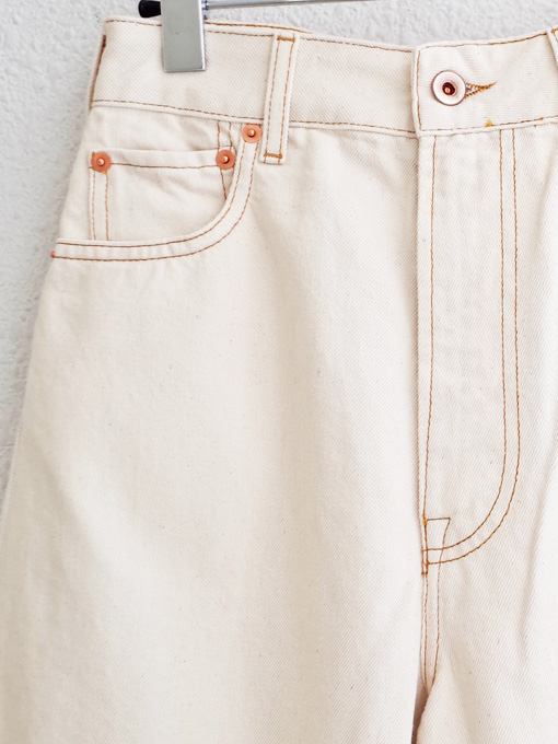 bellerose woman ベルローズウーマン ワイドホワイトデニム