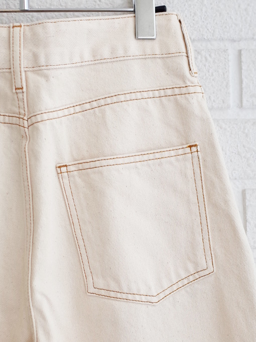 bellerose woman ベルローズウーマン ワイドホワイトデニム