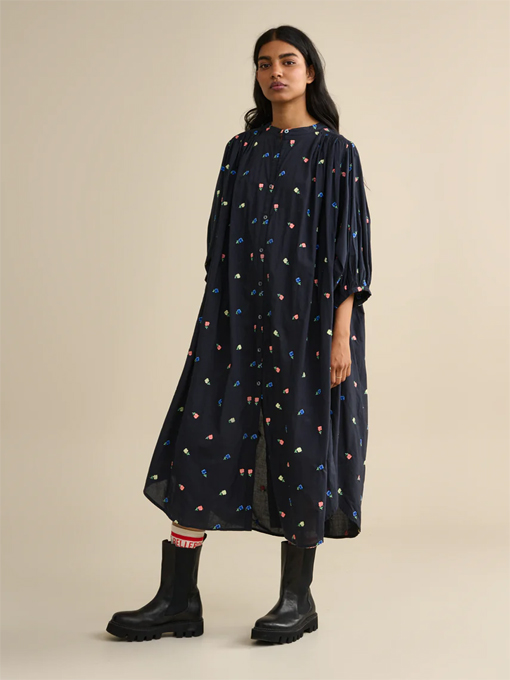 bellerose woman ベルローズウーマン　レディース　花刺繍ワンピース