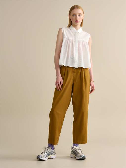 bellerose woman レディース　アイレット刺繍ノースリーブブラウス