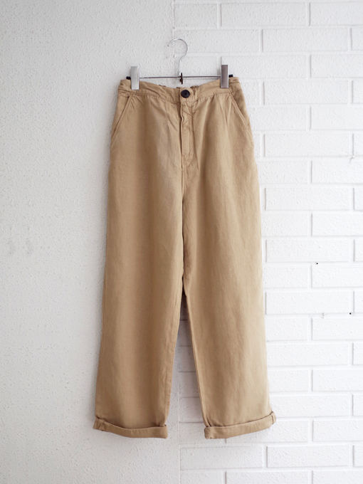 bellerose woman PASOP レディース リネン混ロングパンツ